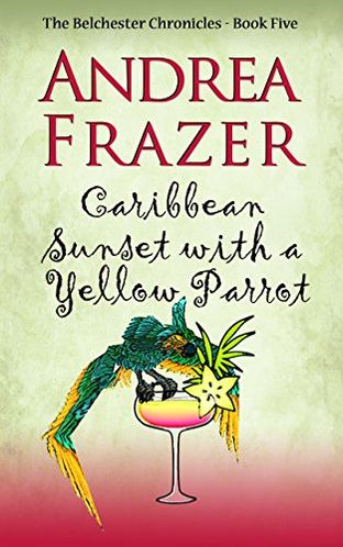 Caribbean Sunset with a Yellow Parrot